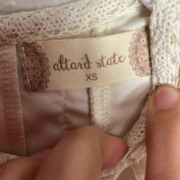 Altered State cream tank dress size XS - Picture 3 of 9